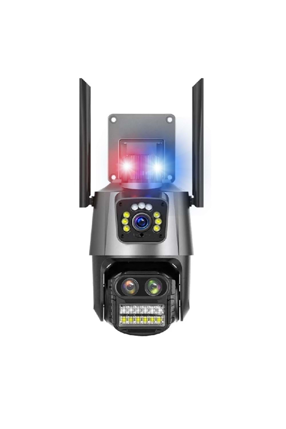 YS-18 ÇİFT KAMERALI POLİS ÇAKARLI 8X ZOOMLU