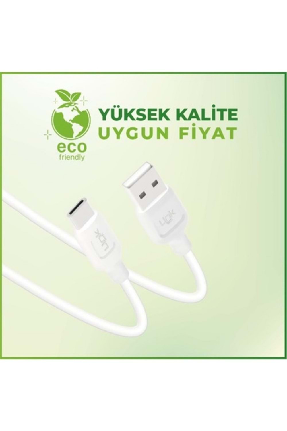 LİNKTECH K450 Strong Eco Friendly Type-C 3A Şarj Kablosu
