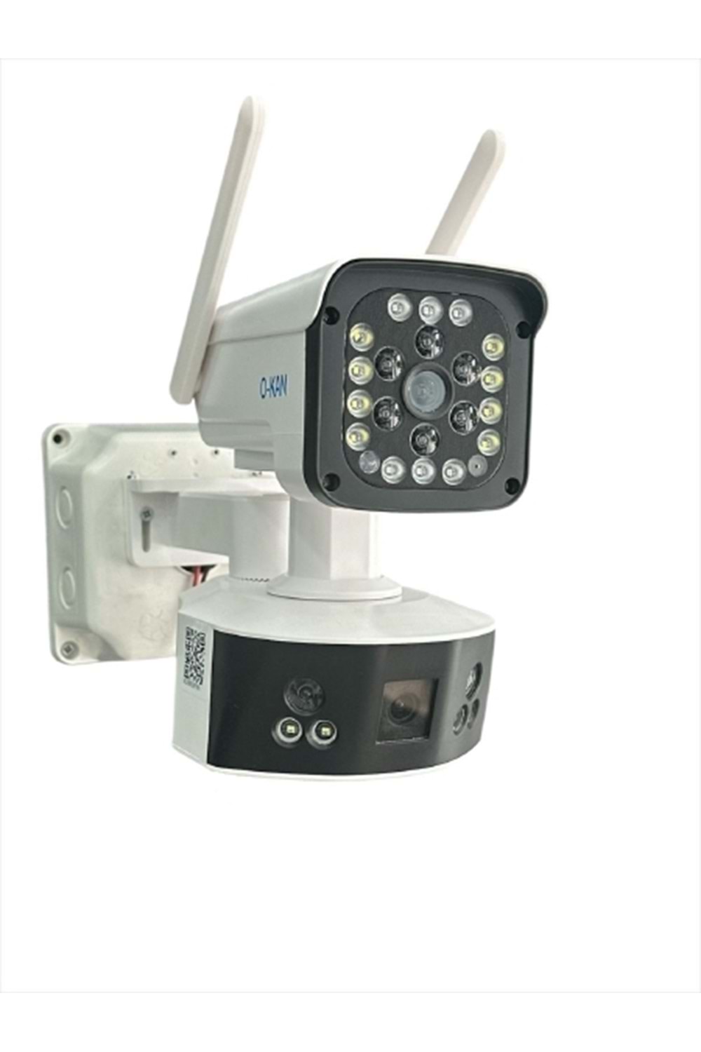 O-KAM-3032 PROSmart WiFi 3MP+3MP+3MP Camera Alert PTZ 3.5inch 18Pcs Leds,4MM 5MP Lens Intelligent WiFl Starlight Night Vision Full Color, 2 Way Audio, IP66 Waterproof Surveillance System