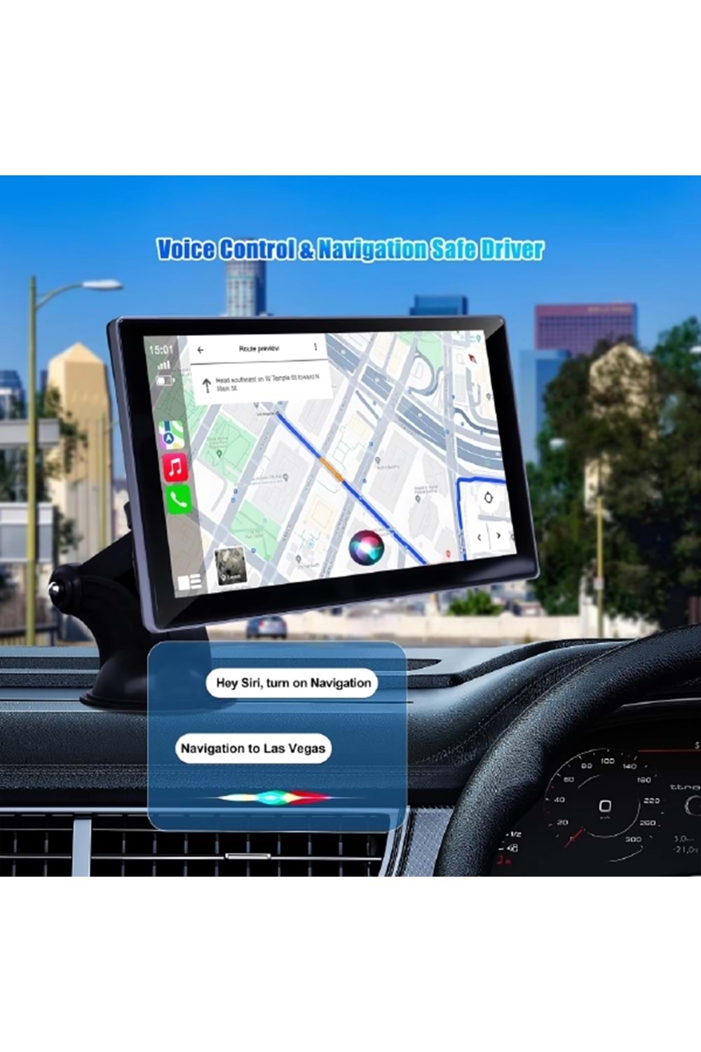 MPIA M88D Araç İçi Kamera Android Auto Apple Car Play Arka Geri Görüş Kamera 7