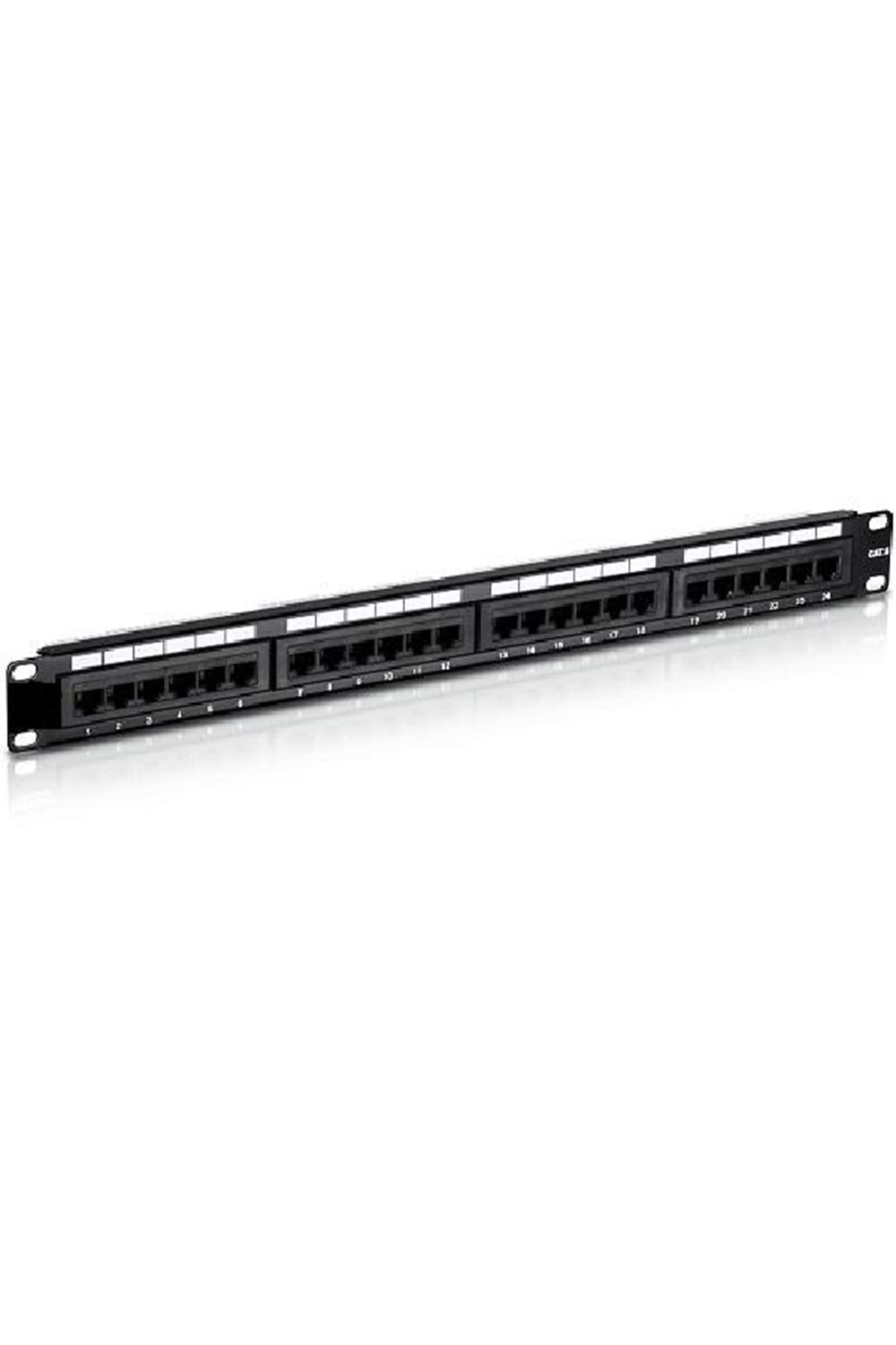 ODS 10C-SB1U24PCAT6U-RL1A 24 Port CAT6 UTP DOLU Patch Panel