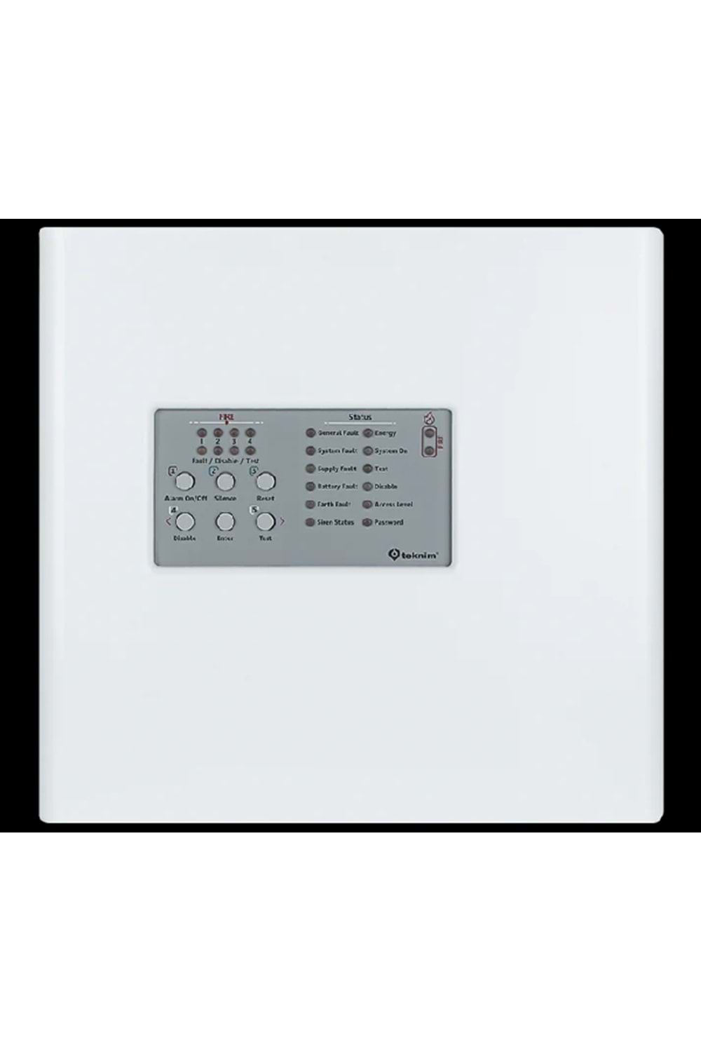 TEKNİM TFP-4404P 4 Bölgeli Konv. Plastik Kasa Yangın Alarm Paneli
