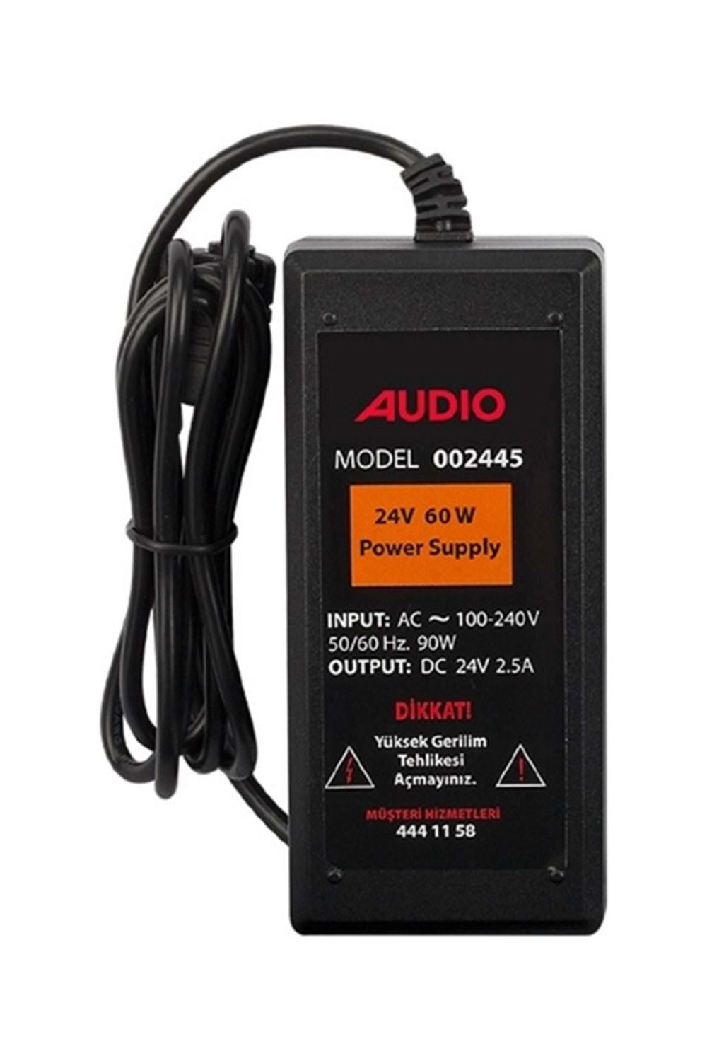 AUDIO 002445 Güç Kaynağı 24V 60 Watt