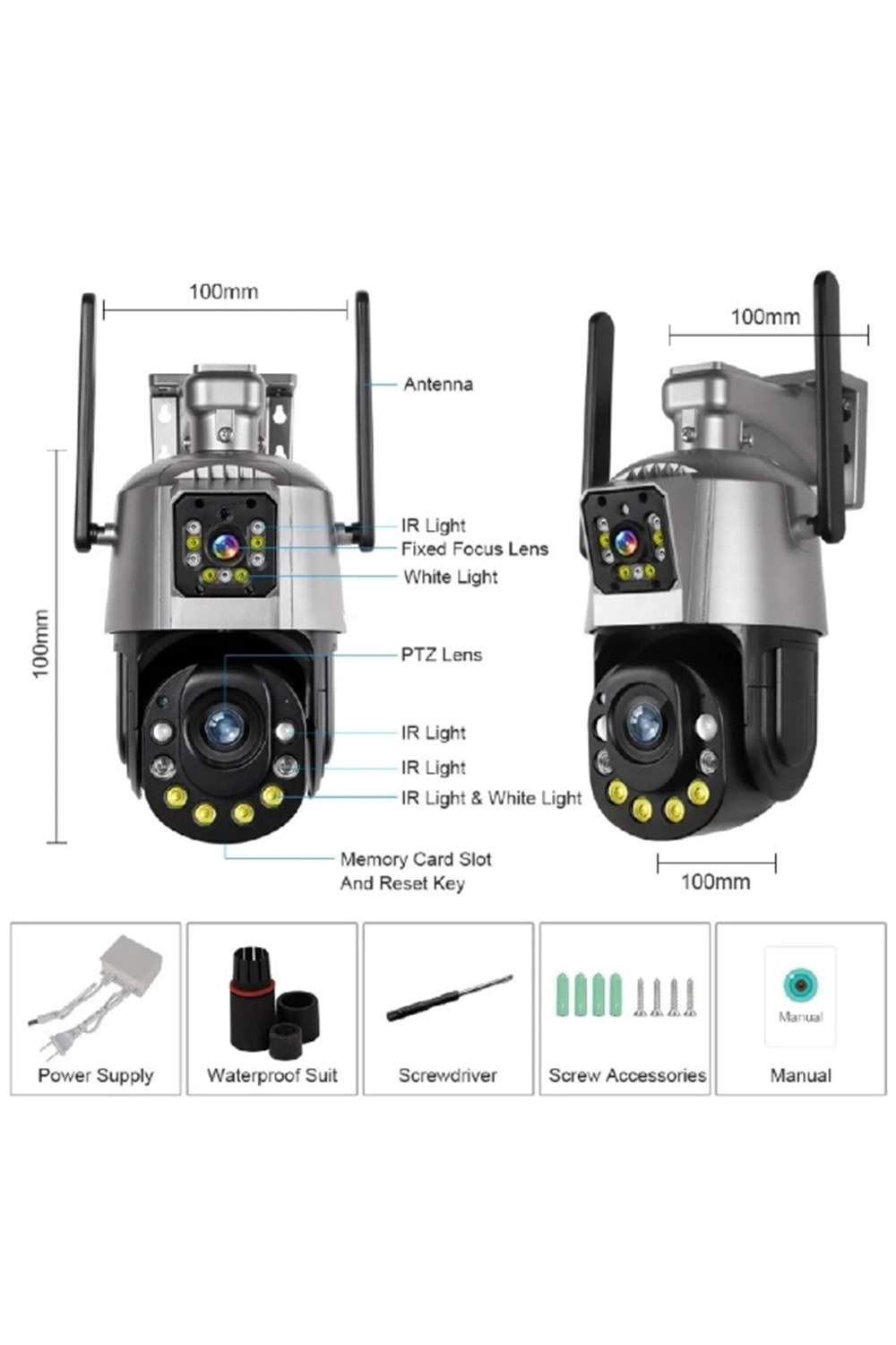 ALOSAT SR36X OPTİK ZOOMLU WİFİ KABLOSUZ KAMERA