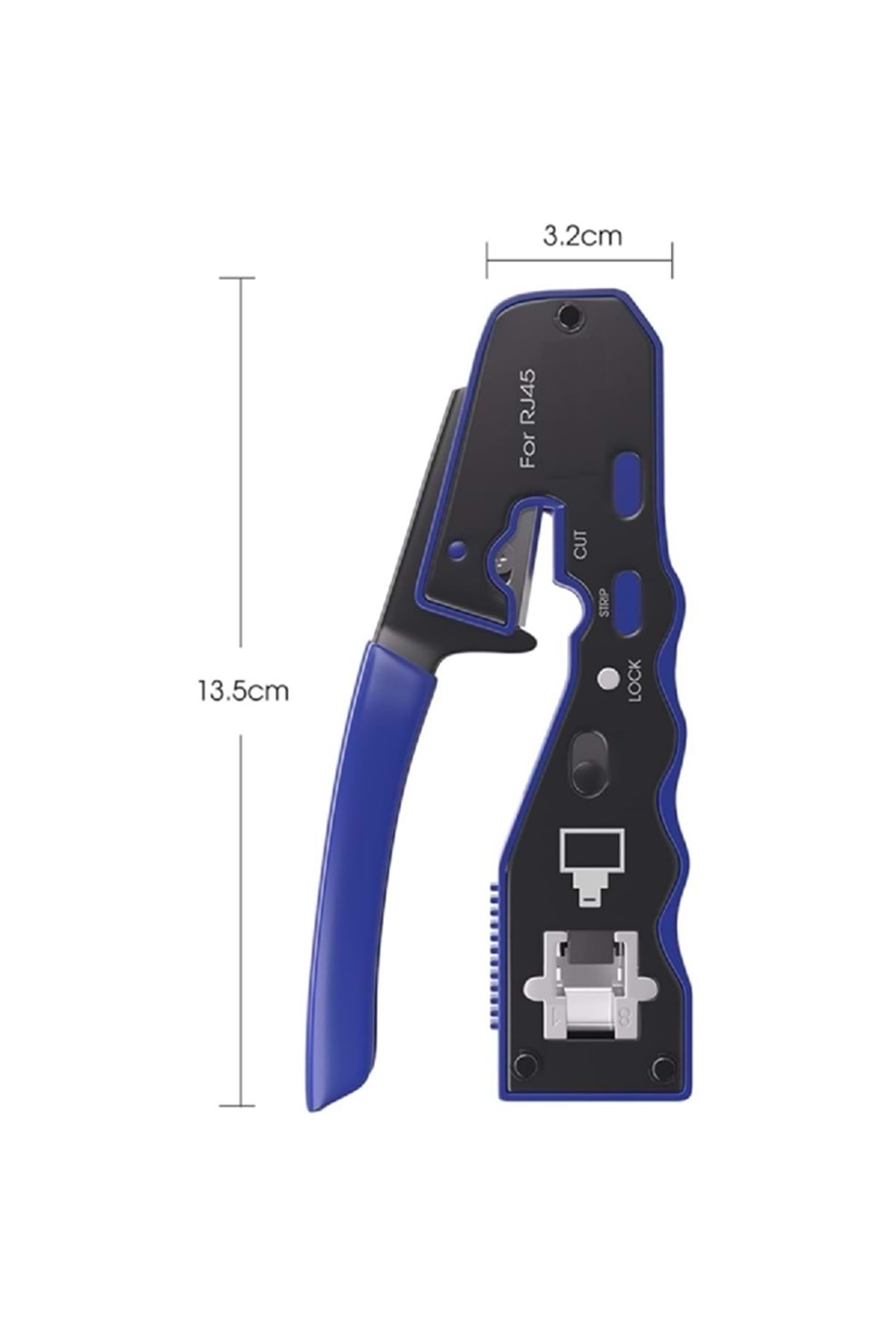 ALOSAT SSRJ45 YENİ NESİL KESME SIKMA PENSESİ ERGONOMİK TASARIM YÜKSEK KALİTE
