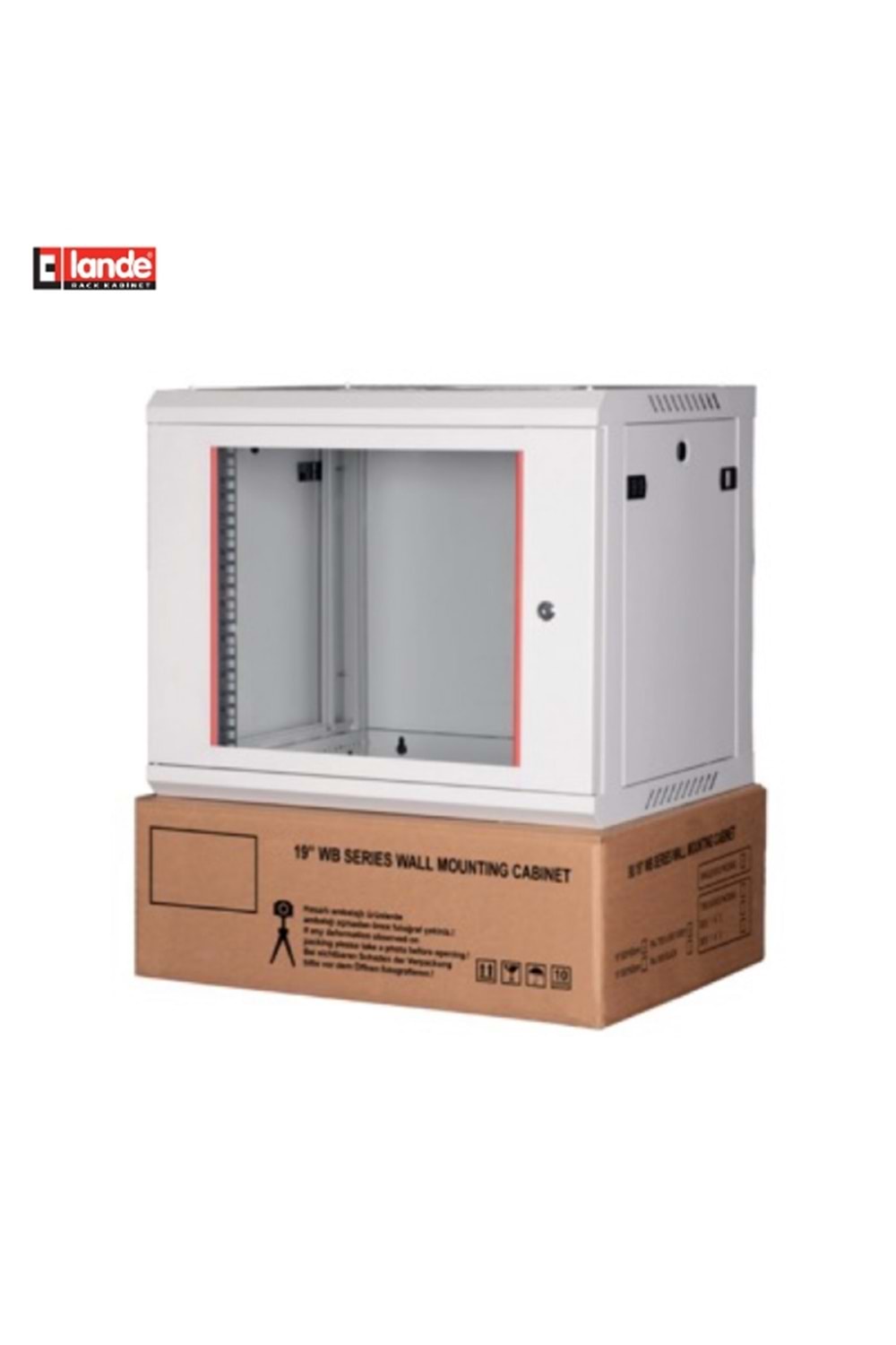 LANDE 9U LN-WB-09U6045 9U 60X45 Duvar Tip Boş Demonte kabinet