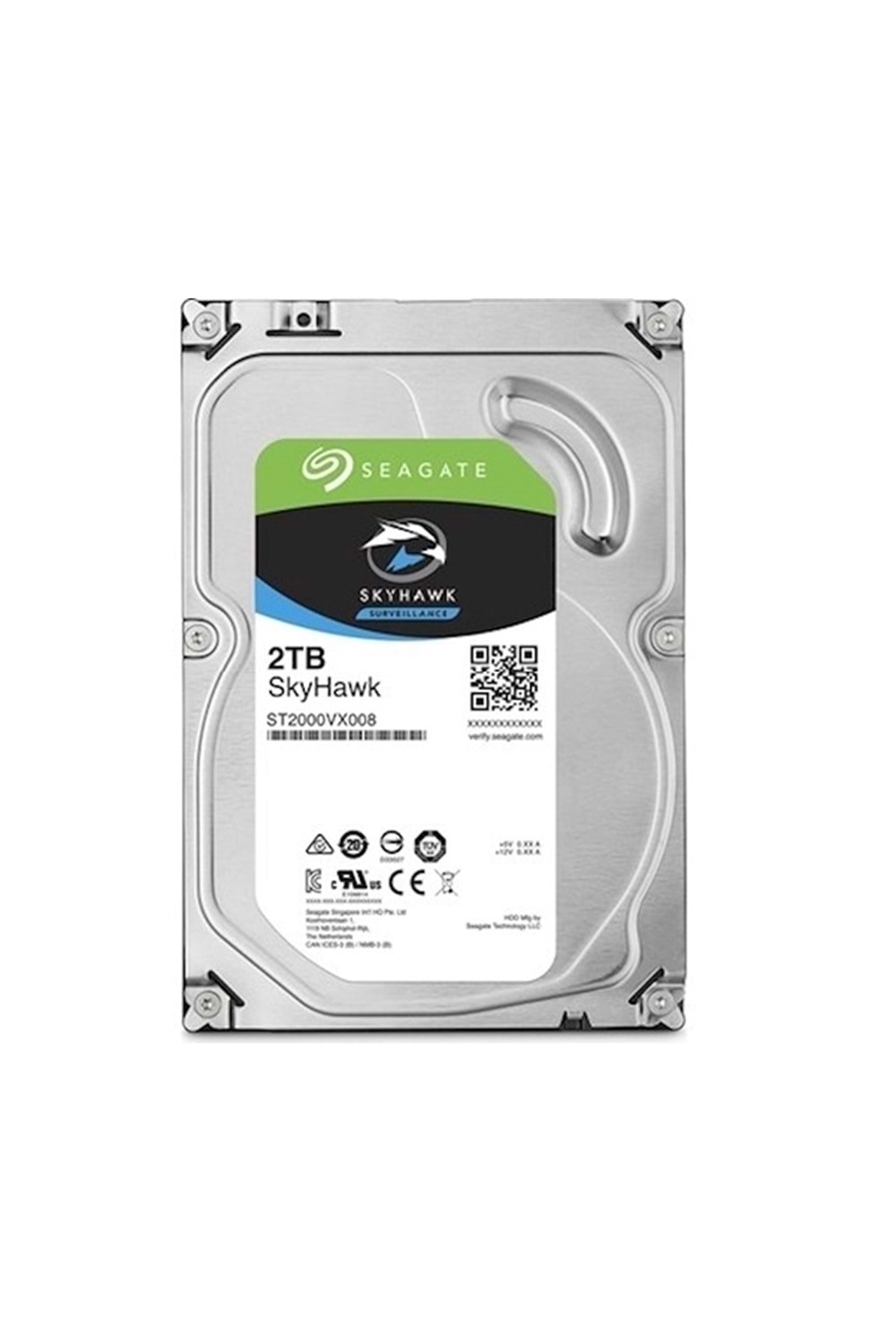 2TB Distribütör SEAGATE SKYHAWK SERİSİ ST2000VX008 HARDDİSK
