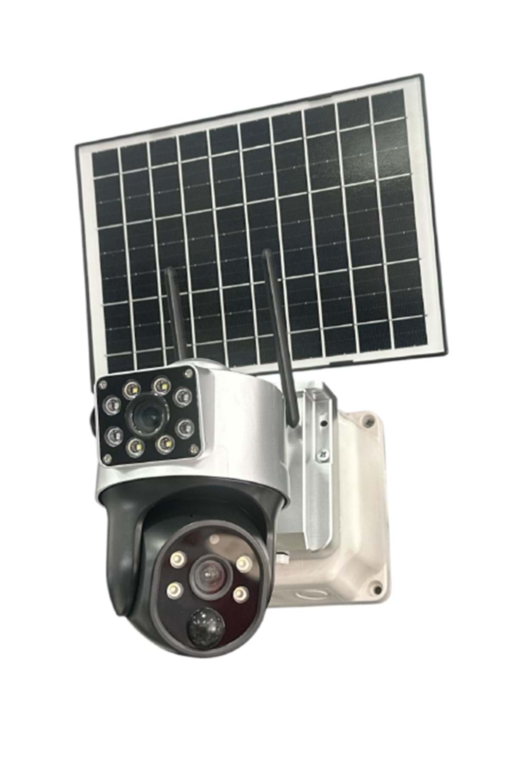 ALOSAT 4G-865 4G Sim Kart Güneş Kamerası Çift Lens Dış Mekan 6MP 4K Pil IP Kamera PIR Gece Görüş V380 Pro CCTV Güvenlik