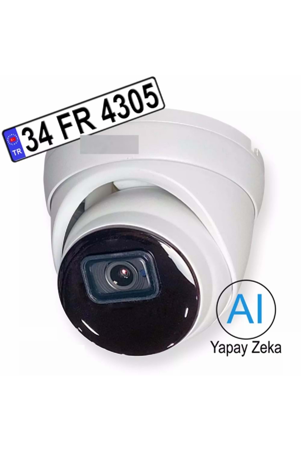 ALOSAT PL-5524 Yapay Zeka, 5Mp, H.265+, IP Turret Kamera