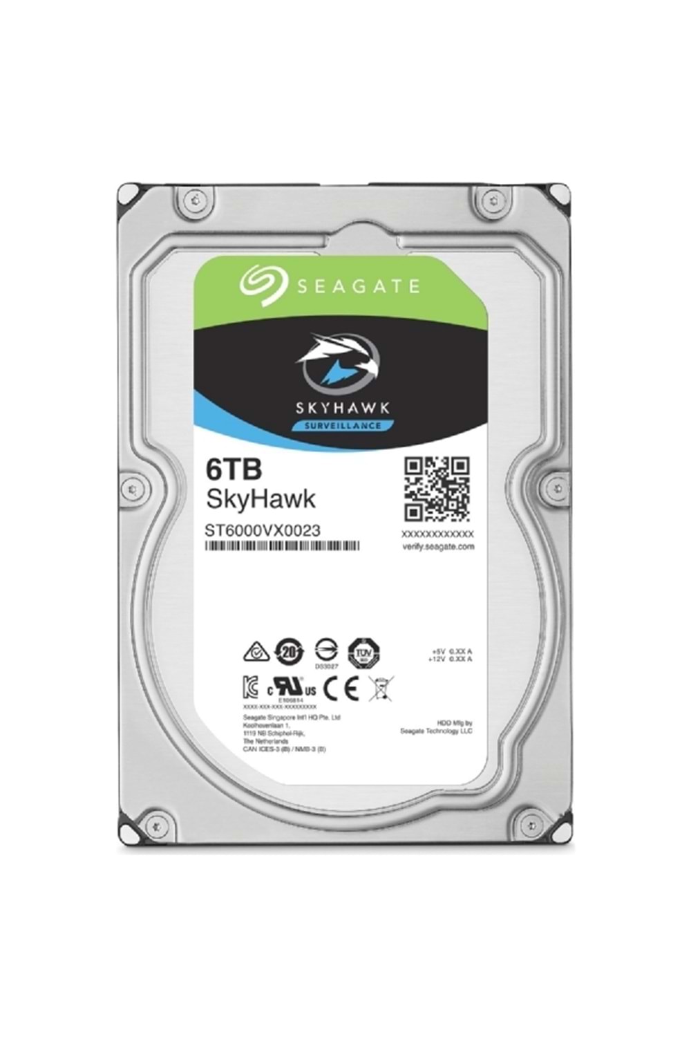 6TB SEAGATE Yenilemiş 256MB 7/24 RV ST6000VX0023
