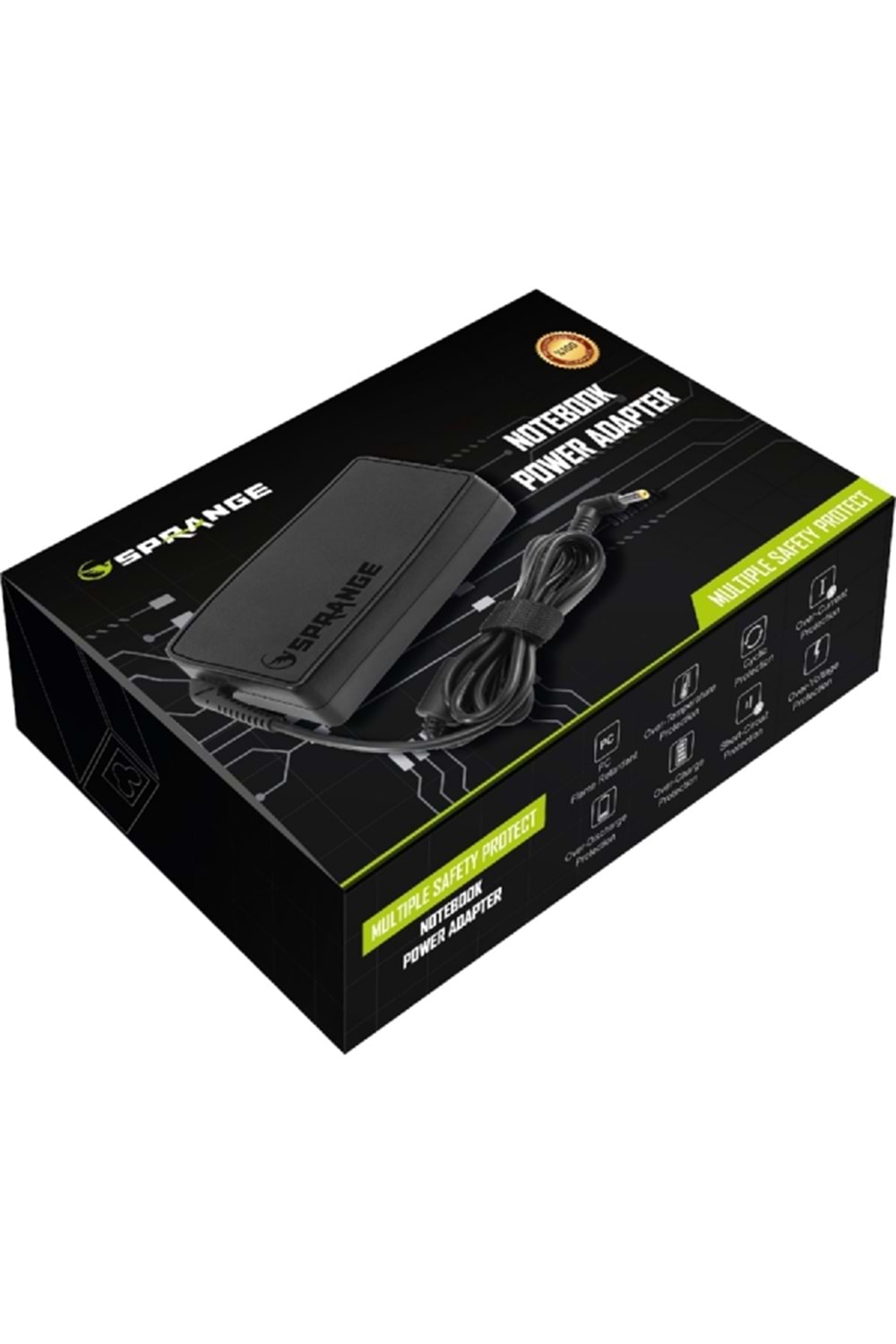 SPRANGE SR-L22 16.5V 3.65A 65W MAGSAFE 1 APPLE MACBOOK Notebook Adaptör