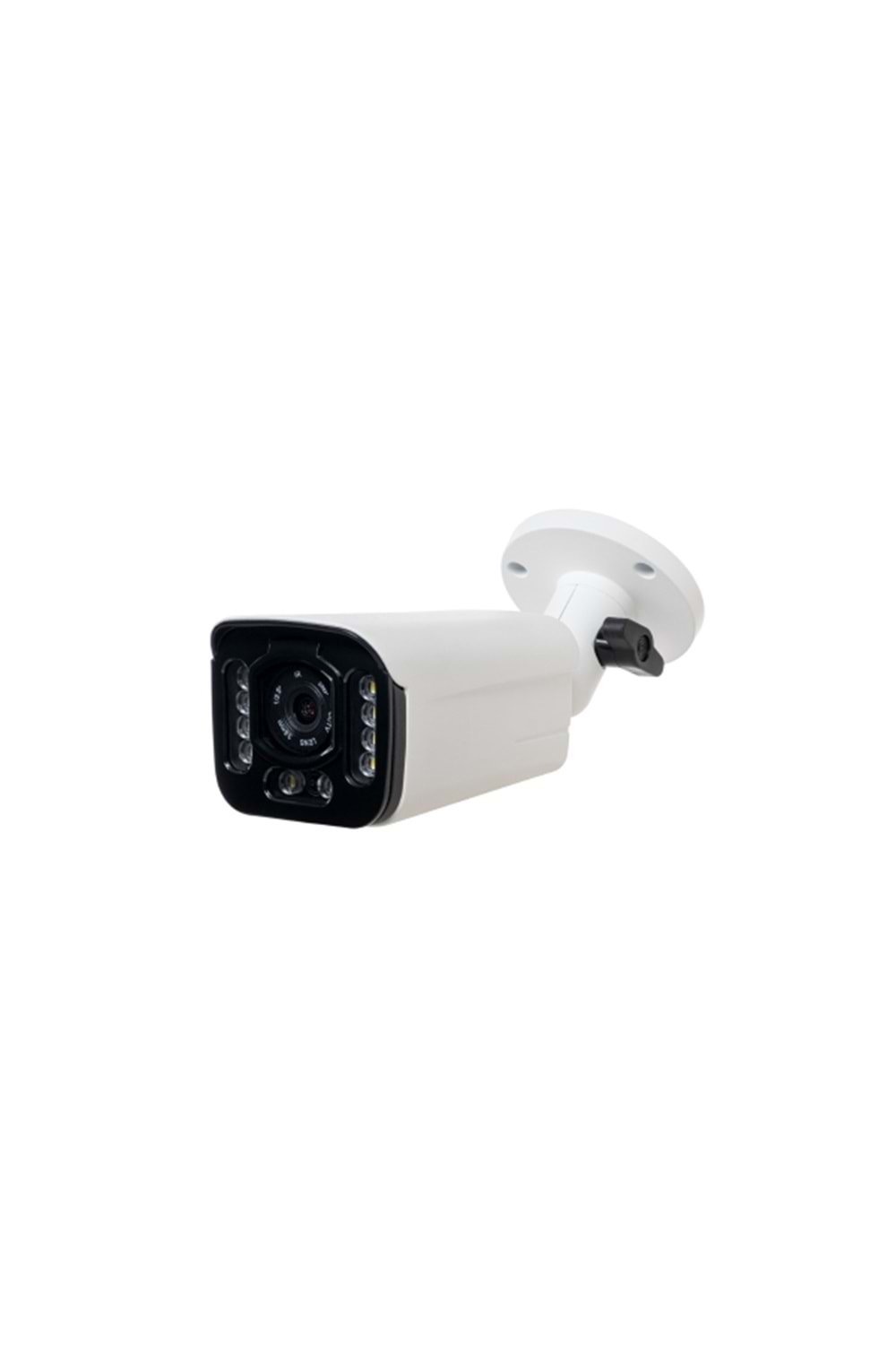 ALOSAT IP 8MP P8-9469ESMW10 3,6MM Bullet METAL KASA 4K 8MP Gece Renkli 10 Warm Light LED H.265 Dahili ses PoE