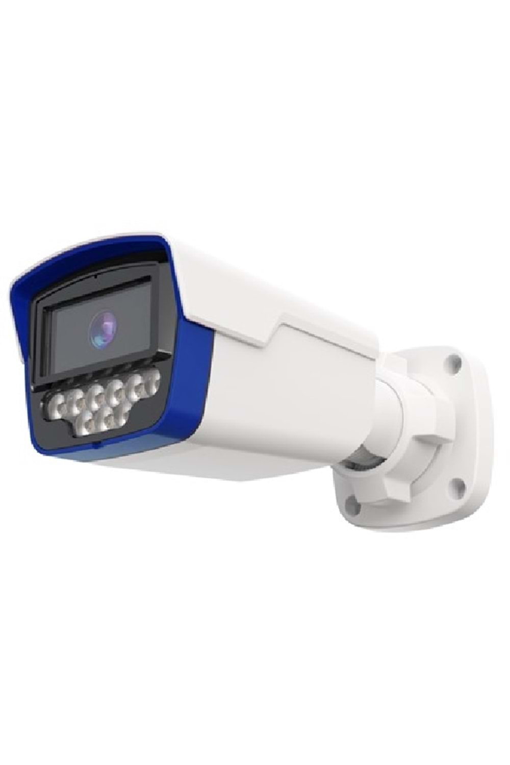 ALOSAT IP 8MP P8-9969ESMW4 3.6MM Bullet METAL KASA 4K 8MP Gece Renkli 4 Warm Light LED H.265 Dahili ses PoE