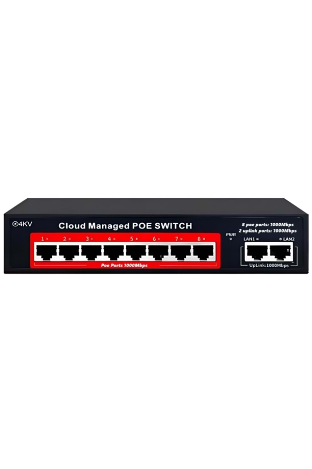 ALOSAT GP-8033 8+2 PORT BULUT YÖNETİLEBİLİR GIGABIT POE SWİTCH 2x1000MB 8port