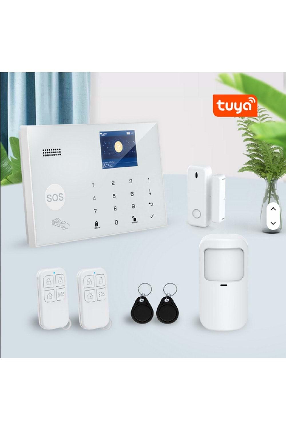 O-KAM PRO 3030 ALARM WiFi + 4G/3G/2G GSM ev hırsız güvenlik alarmı sistemi Tuya akıllı yaşam app uzaktan kumanda