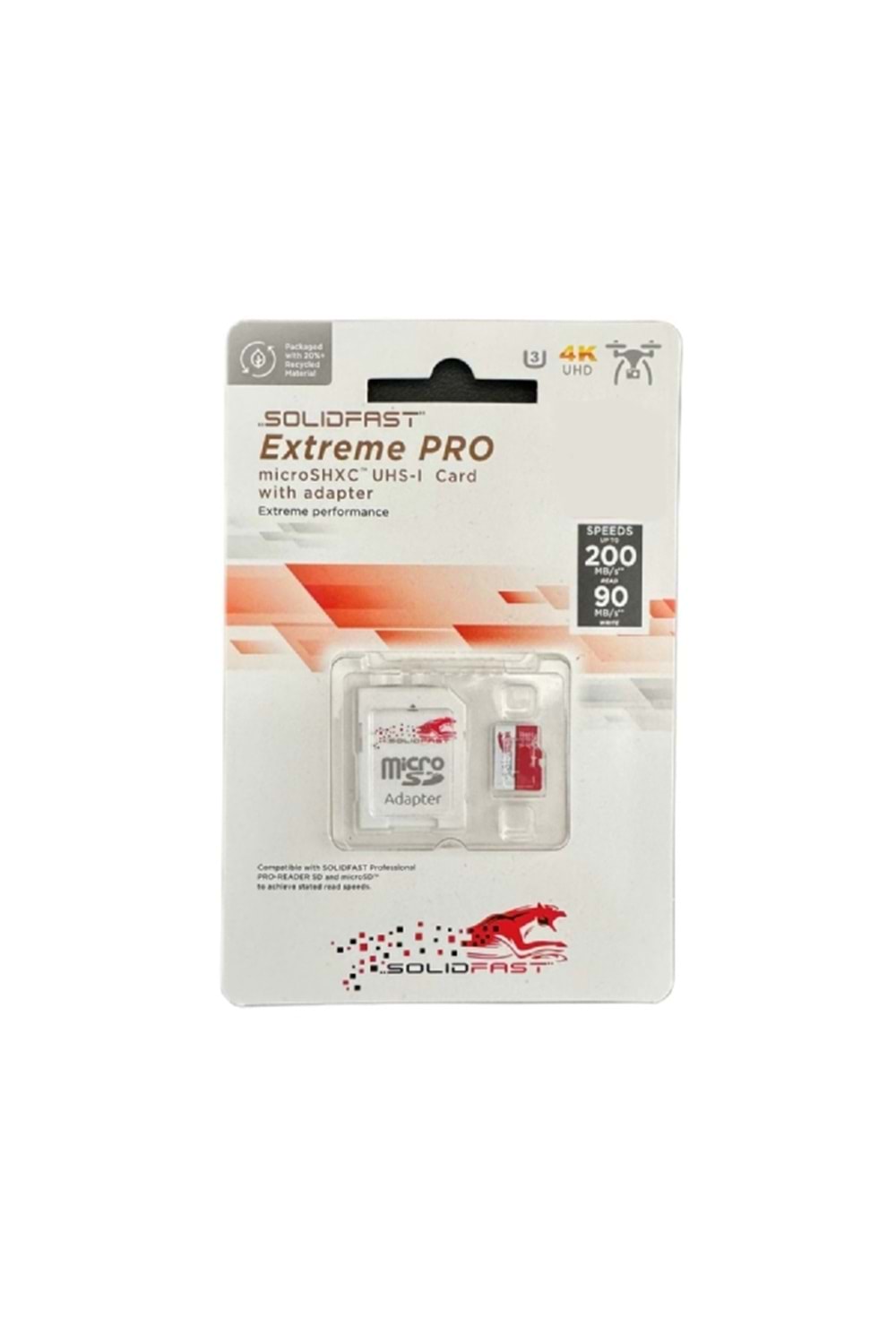 SOLIDFAST 32GB TAIWAN ÜRETİM MIKRO SD HAFIZA KARTI + ADAPTÖRLÜ(E49)
