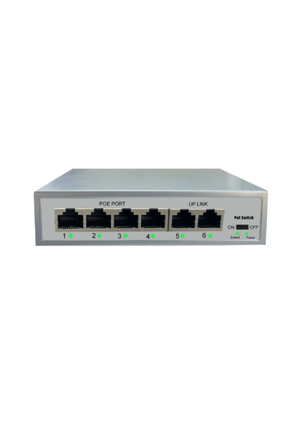 ALOSAT P-4011 4+2 PORT 65W POE SWITCH