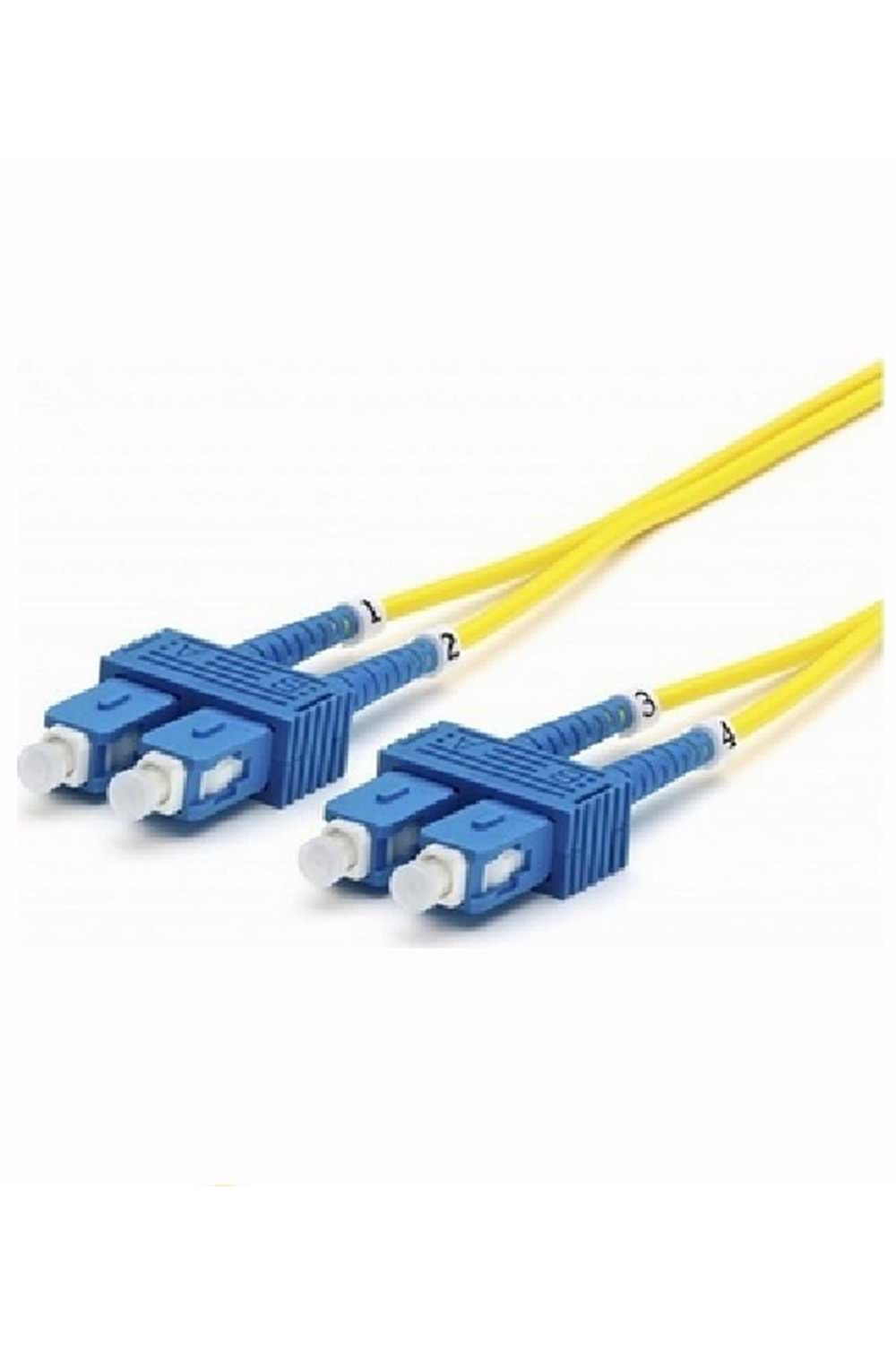 FBR-SM-SC-SC-DX-1MSC-SC (SM) SINGLE MODE FIBER PATCH KABLO - 1METRE ( DX )
