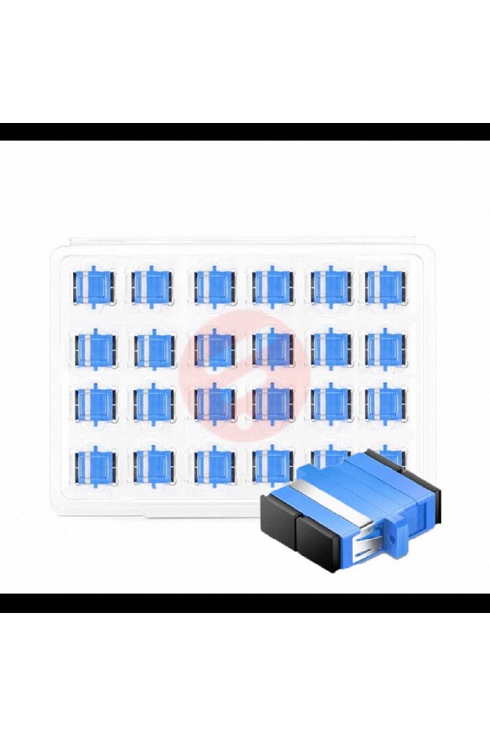 SC UPC Duplex Single Mode Fiber Optik Adaptor