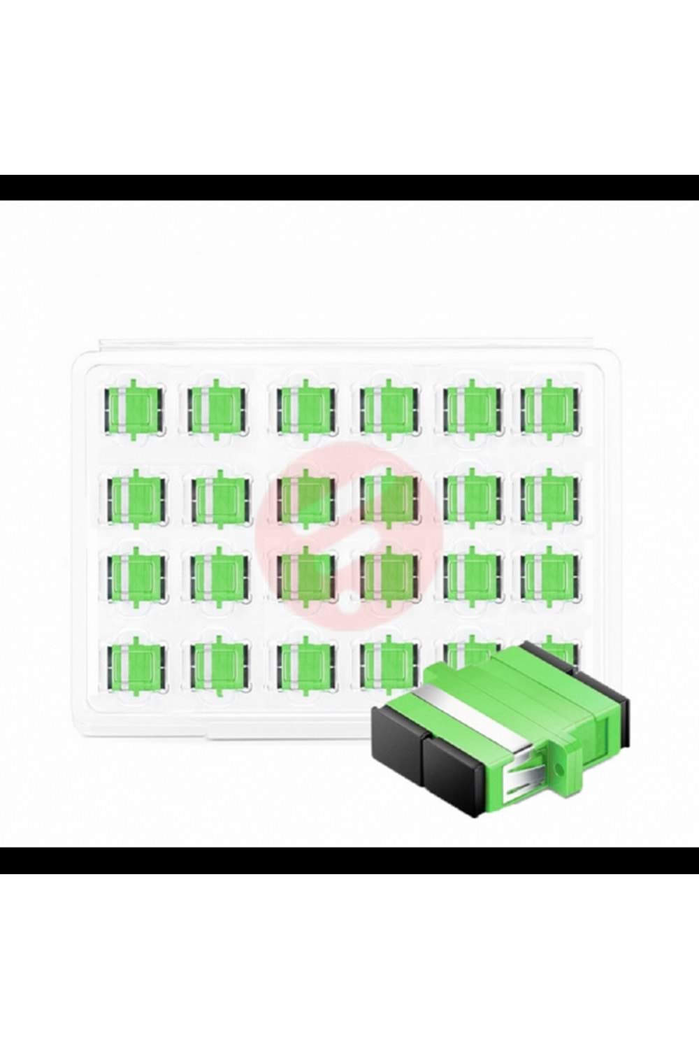 Single Mode SC APC Duplex - Fiber Optik Adaptör