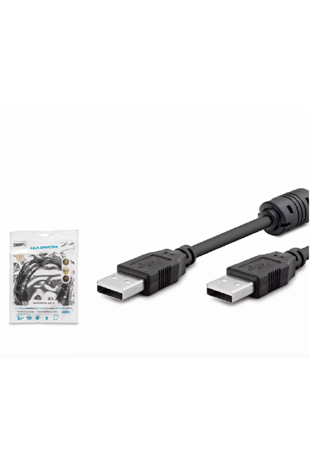 HADRON HDX7532 USB Kablo 1.5 m - Siyah