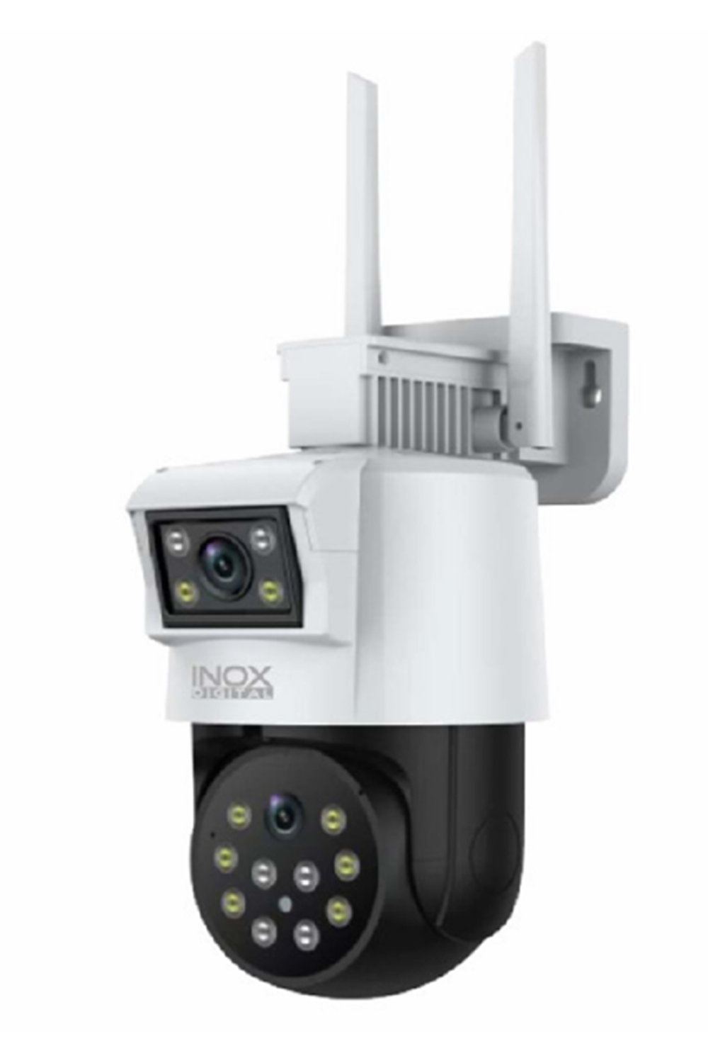 INOX-X102 3+3MP DUAL LENS WİFİ KAMERA HİEASY 6 MP 2 Kameralı Akıllı Wi-Fi Güvenlik Kamerası (1 Sabit + 1 PTZ – IP66)