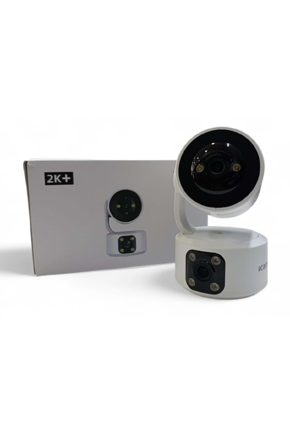 İCAM365 P221 4MP CCTV Dış Mekan Kablosuz HD WiFi Kamera IP Su Geçirmez Güvenlik Kamerası AI Hareket Takip Çift Yönlü Çağrı Tam