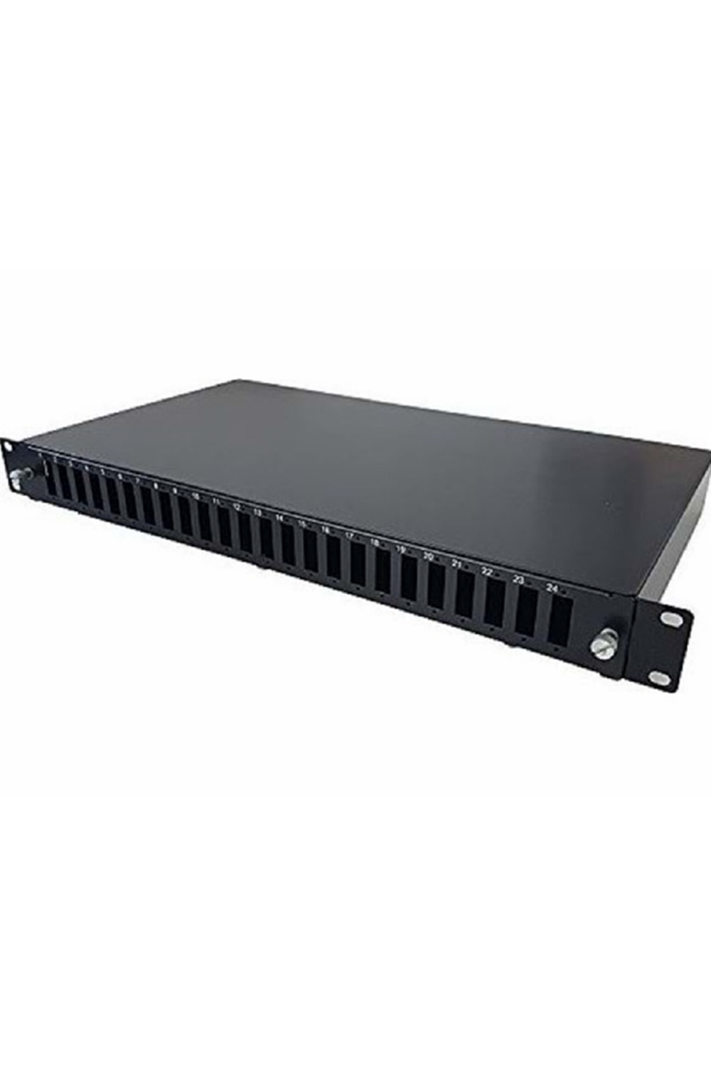 Alfafonet 102005-BL.06 Eco 24 Port SC Dublex Rack Tipi(Rackmount) Boş 1U Siyah Fiber Patch Panel / Kutu - 102005-BL.06