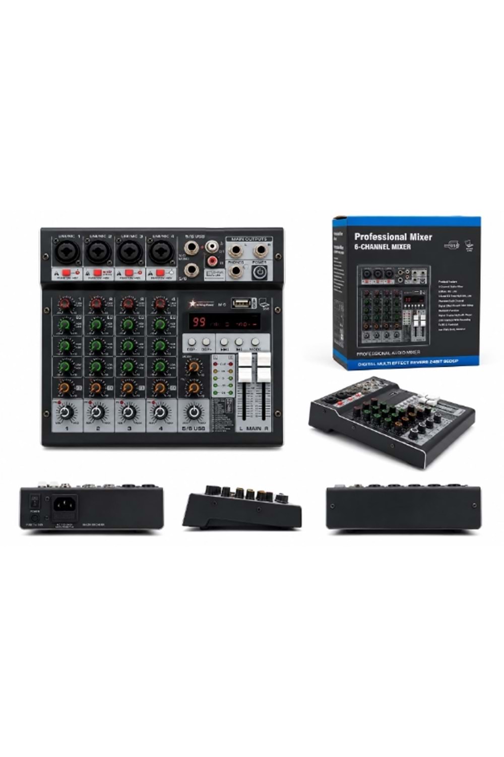STRIKING POWER 6 KANAL PROFISIONAL MIXER