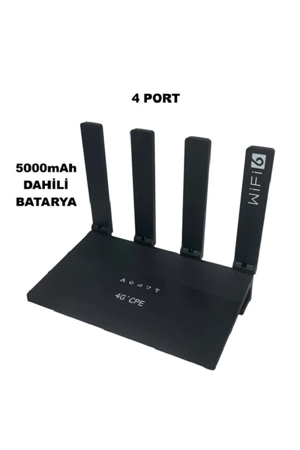 ALOSAT Sim Kartlı 4G 4Port Wifi6 5000mAh Dahili Bataryalı Modem