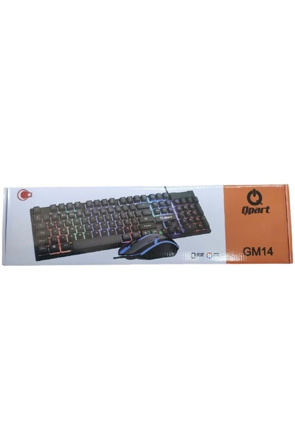 Qpart Gm14 Oyuncu Klavye & Mouse Set QPARTGM14