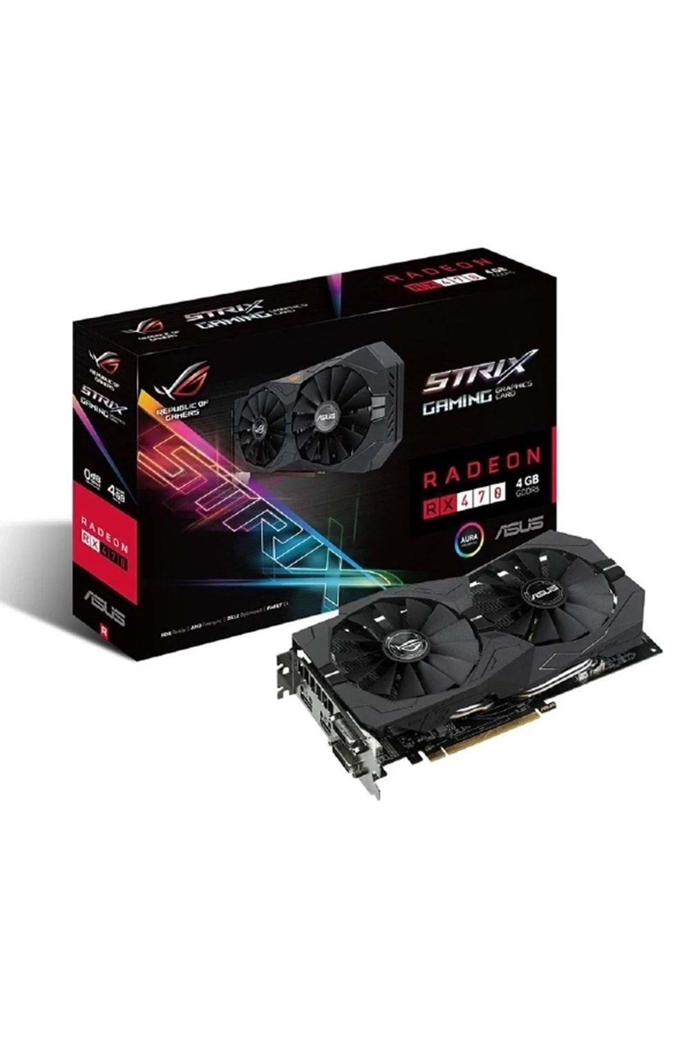 ASUS RX470 4GB GDDR5 256Bit AMD Radeon DX12 Ekran Kartı
