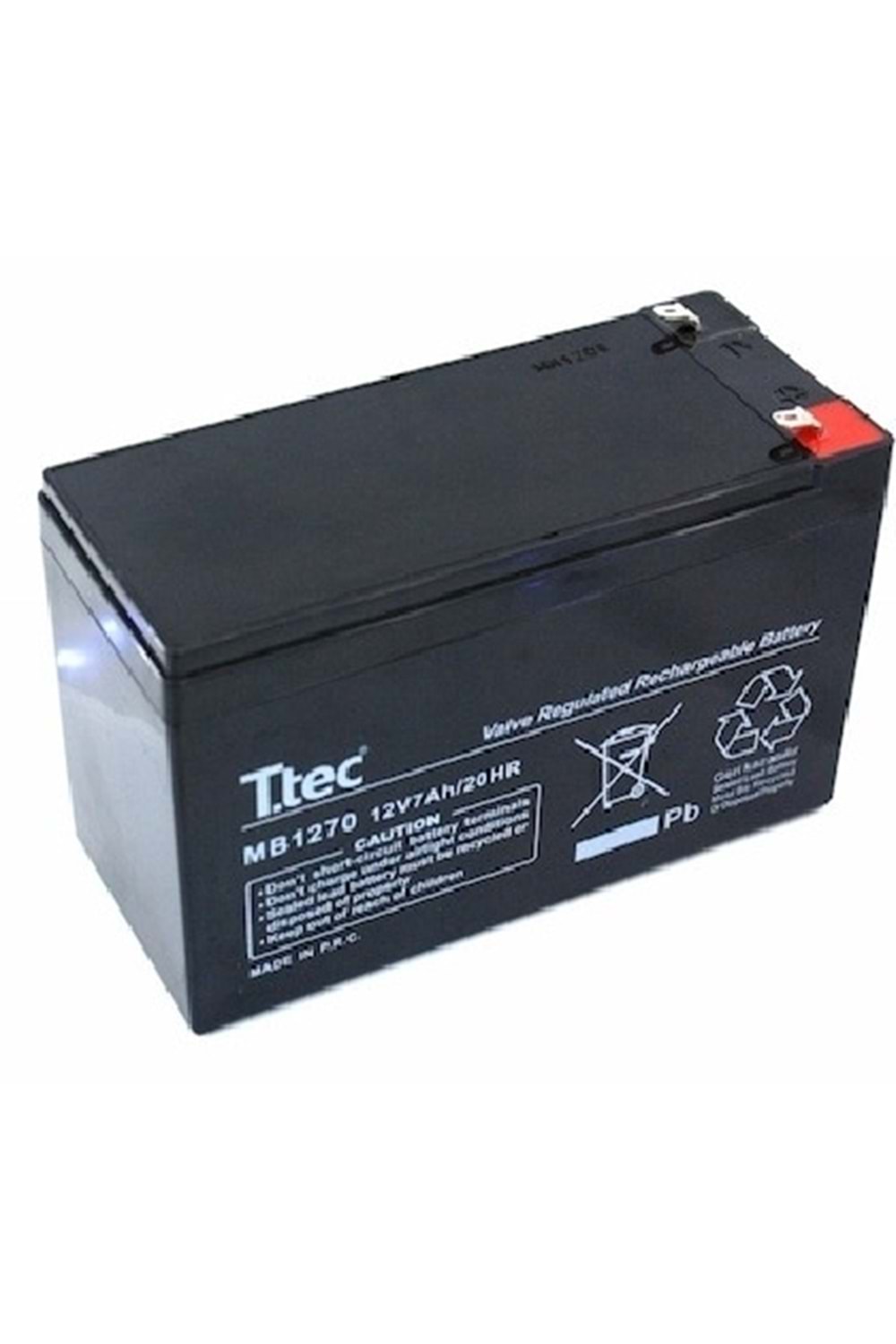 Akü 12V 7 Amper Kuru Akü