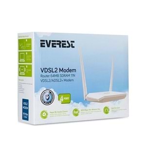 Everest Sg-V300 Router 64Mb Sdram 11N Vdsl2Adsl2+ Modem