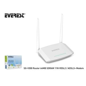 Everest Sg-V300 Router 64Mb Sdram 11N Vdsl2Adsl2+ Modem