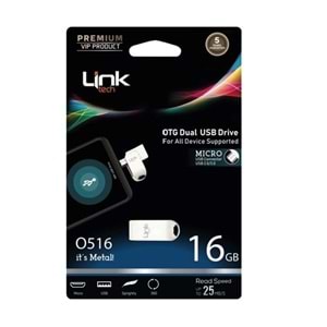 Link Tech 16GB Micro Premium Otg Dual 25mbs Usb Bellek