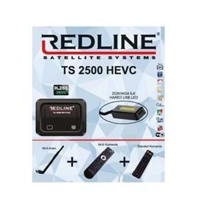 Redline TS 2500 HD PLUS HEVC – 3 AY REDİP TV- 24 AY YOUCAM-