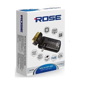 Rose-ELEKTROMASTER -2100 DR-5040-1150 Mini Scart Uydu Alıcısı