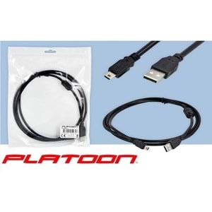 PLATOON PL-5031 2.0 USB TO MİNİ 5PIN KABLO 1METRE