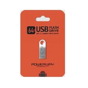 Powerway 64GB USB Metal Flash Bellek