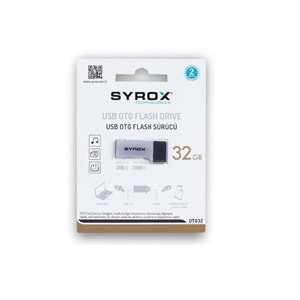 Syrox Dual Drive 32GB USB 2.0 Otg Micro USB Bellek