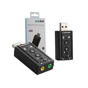 S-LINK SL-U61 USB SES KARTI 2.0 ÇEVİRİCİ ADAPTÖR