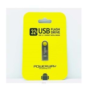 Powerway 32GB USB Metal Flash Bellek