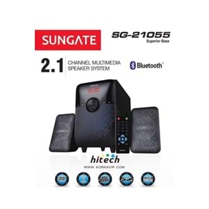Sungate 2+1 Ses Sistemi Bluetooth Uyumlu Sg-21055