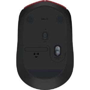 Logitech M171 Kablosuz Mouse-Kırmızı