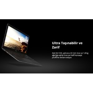 I-Life Zed Air CX3 i3-5005U 4 GB RAM 1 TB HDD 15.6 W10H Dizüstü Bilgisayar