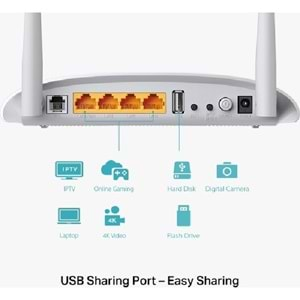 TP-LINK TD-W9970 300 MBPS KABLOSUZ VDSL2 MODEM