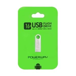 Powerway 16GB USB Metal Flash Bellek