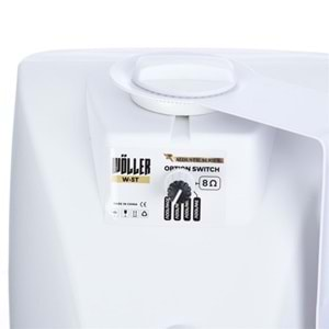 WÖLLER 150W 13 Cm 100V Beyaz Sütun Hoparlörü 1 ADET W-5TB