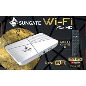 Sungate Wifi Plus Full HD Uydu Alıcısı - 2 Yıl Free Kanal